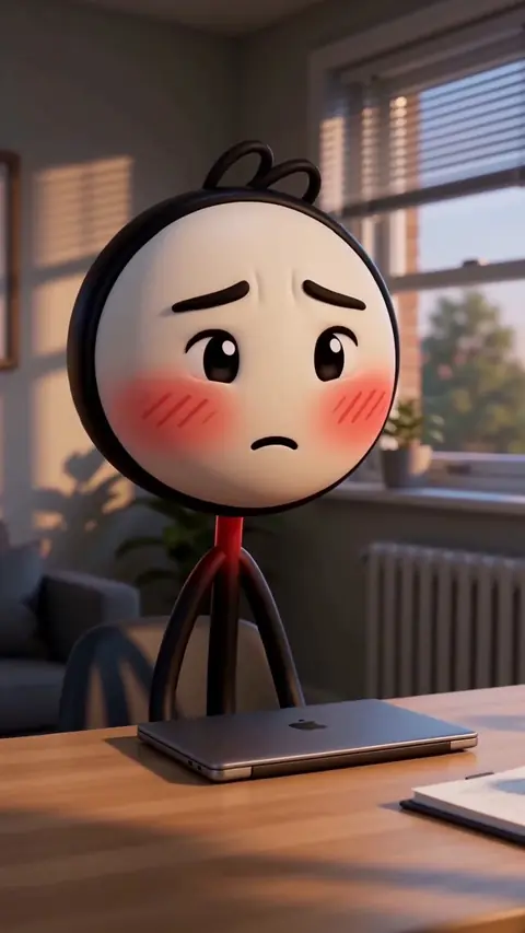 Going red in a meeting, blushing cheeks and a worried face at the moment it becomes visible to the room
